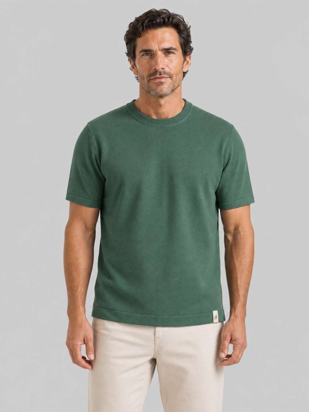 Rye 51 Men's The Amalfi Luxury Linen Tee - Olive